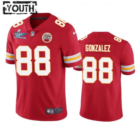 Tröjor Kansas City Chiefs Tony Gonzalez 88 Röd Super Bowl LVII Vapor Limited - Barn Tröjor Kansas City Chiefs Tony Gonzalez 88 Röd Super Bowl LVII Vapor Limited - Barn